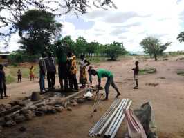 Active Aid in Africa - Reparatur von Brunnen in Kalingandana, Tengani