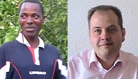 Mitglieder von  Active Aid in Africa, Christofer Giemsa und Nzeru Mybeck, Ngona, Malawi