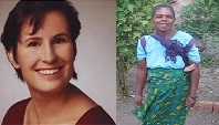 Mitglieder von  Active Aid in Africa, Ursula Sandau und Joyce Limau, Ngona, Malawi