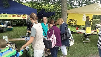 Stand von Active Aid in Africa auf Afrikafest 2016 in Pforzheim