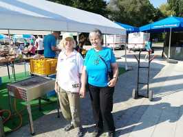 AAA Germany, Birgit Uhlig, mit Eike Bauer beim Pforzheimer <b>LAUF FUER DAS LEBEN</b> 2018