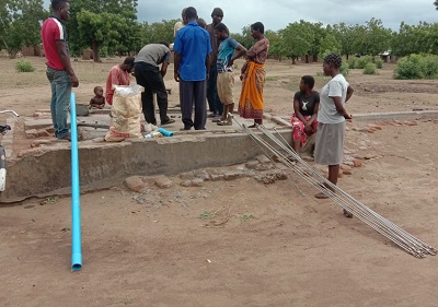 Defekter Brunnen in Mpaso Village, Tengani, Malawi