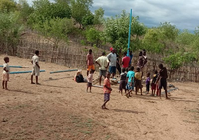 Defekter Brunnen in Namijete, Tengani, Malawi