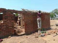 Zyklon Idai - Schaden am Haus von Mr. Hijab in Nthumba, Kreis Tengani, Malawi