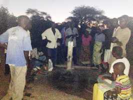 Active Aid in Africa, Reparatur von Brunnen in Jombo, Malawi