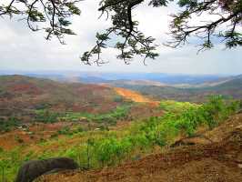 Blick über Lower-Shire-Tal vom Kamuzu-Highpoint