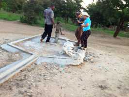 Alter Brunnen in Tengani/ Malawi wartet dringend auf Reparatur