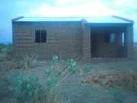 Fertiger Rohbau der Basis von Active Aid in Africa in Ngona, Malawi