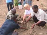 Bei Mfumu, Pflanzstart, Projektstart in Tengani, Malawi