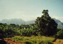 Landschaft um das Mulanjemassiv