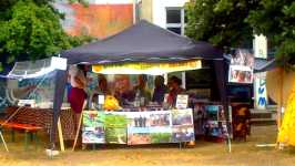 Kuchen-Kaffee-Stand von Active Aid in Africa in Karlsruhe 2013