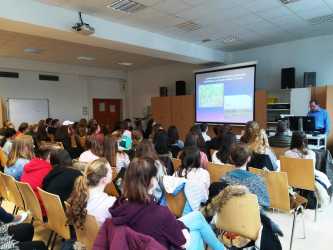 Präsentation über Malawi an der deutschen Partnerschule in Pforzheim