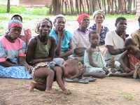 Dorfversammlung, Tengani, Lower Shire, Malawi