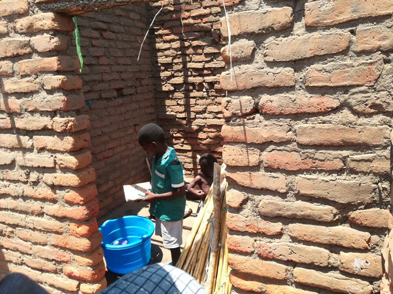 Zyklon Idai - Schaden am Haus von Mr. Hijab in Nthumba, Kreis Tengani, Malawi