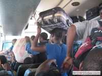 Gedränge im Bus ins Lower Shire Tal - Südmalawi